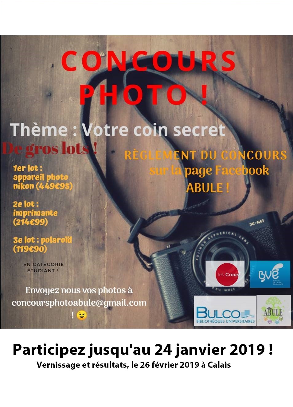 Le concours photo est lancé !