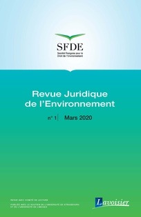 “Revue Juridique de l’Environnement” en ligne sur CAIRN