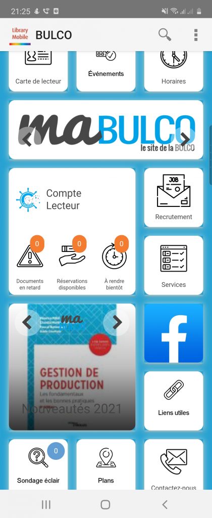 Application mobile