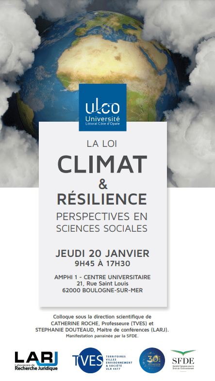 Colloque « Loi Climat & Résilience »