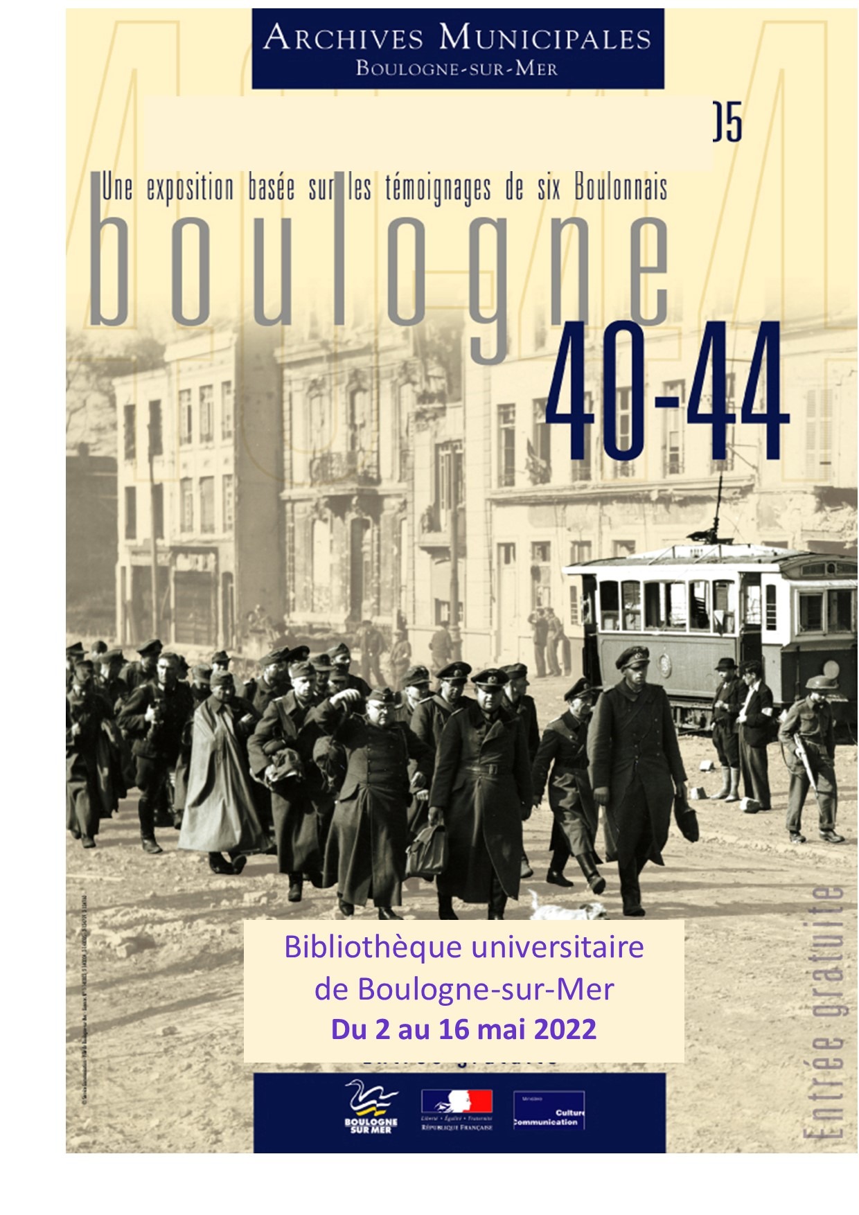 Boulogne, 40-44