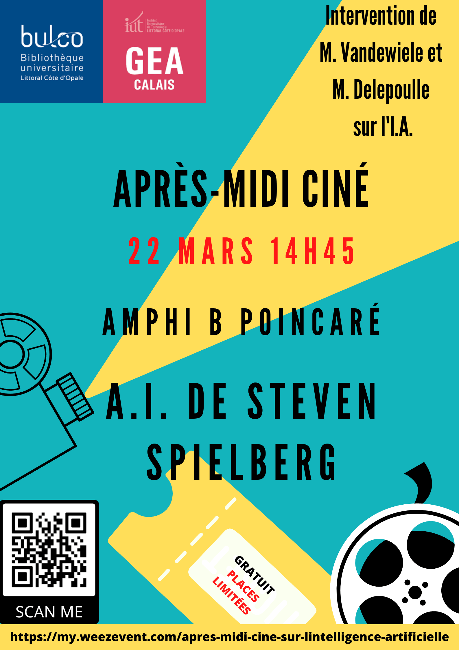 Projection du film A.I.