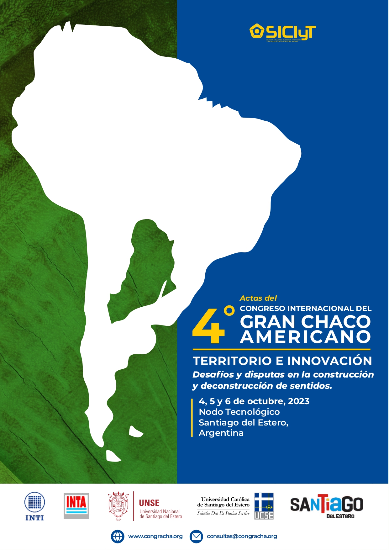 Contribution du LARJ au 4e congrès international du GRAN CHACO AMERICANO : Territoire et innovation